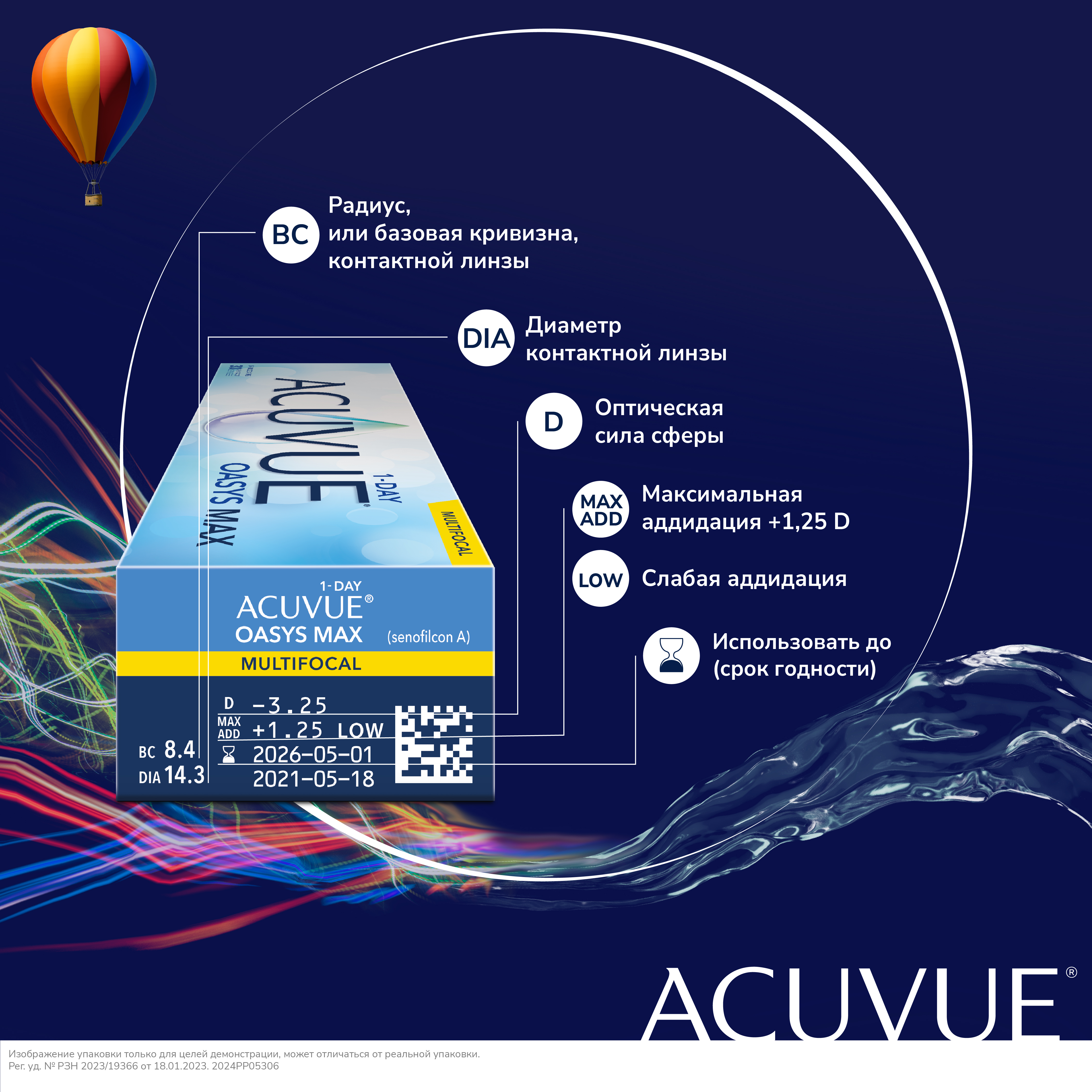 ACUVUE OASYS MAX 1-DAY MULTIFOCAL 30 pk ACUVUE OASYS MAX 1-DAY MULTIFOCAL 30 pk